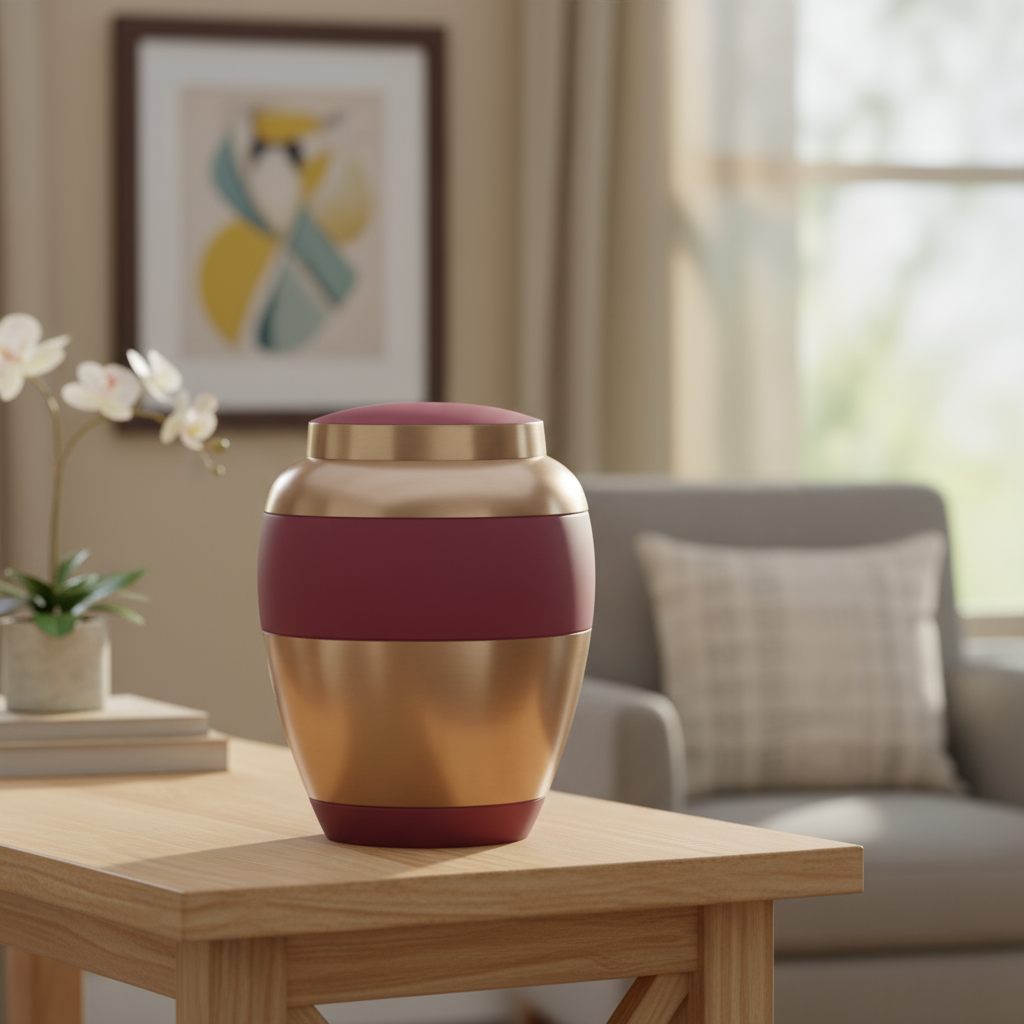 Luxa Rose Brass Adult Urn