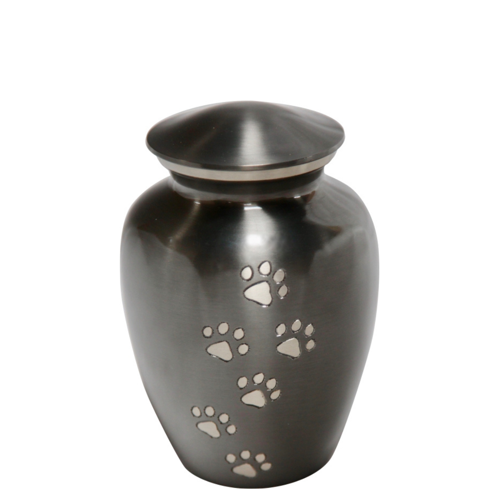 Brass Paw Print Brass Pet Urn
