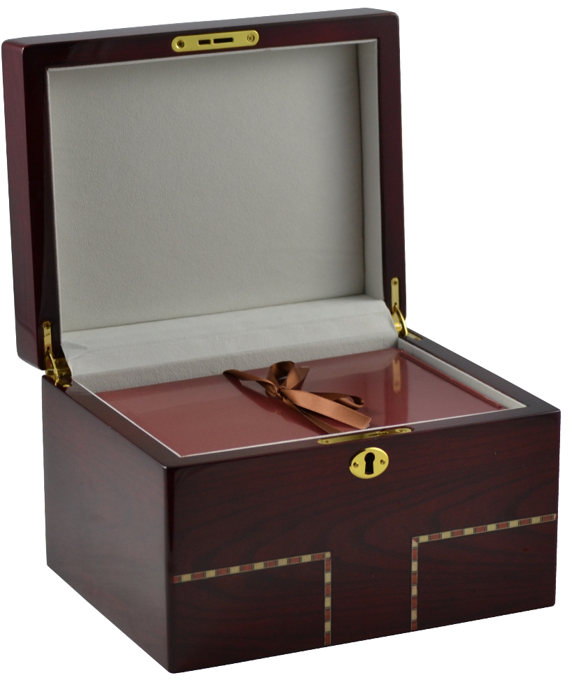 Burlwood Treasure Chest