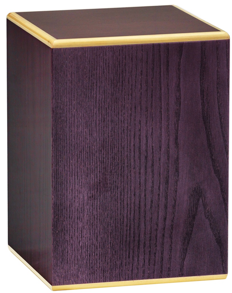 Lavender Purple Wood Adult Urn