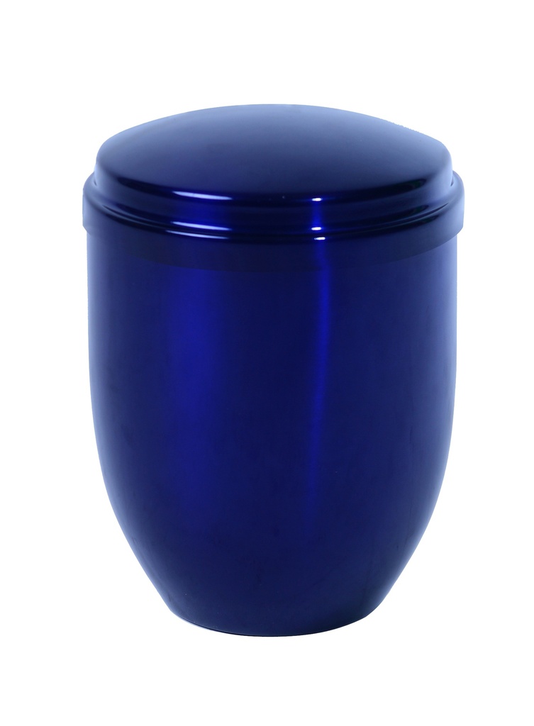 Royal Blue Metal Adult Urn