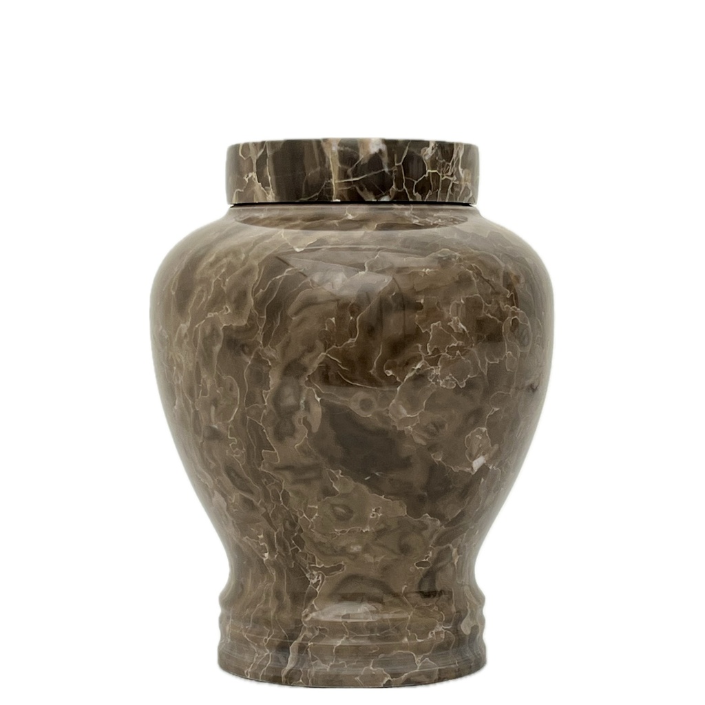 Tiger Eye Medium Marble Urn
