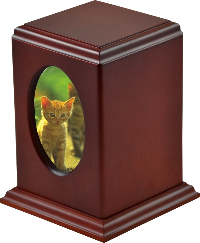 Tribute Cherry Pet Wood Urn