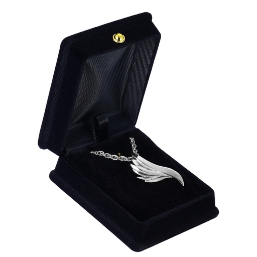 [409 AWS] Angel Wing Silver Pendant