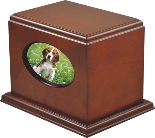 [710 CH] Forest Cherry Wood Pet Urn