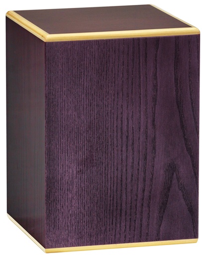 [702 PPL] Lavender Purple Wood Adult Urn
