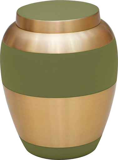 [508 LSG] Luxa Sage Brass Adult Urn