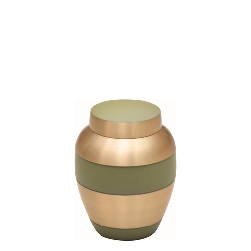 [514 LSG] Luxa Sage Brass Miniature Urn