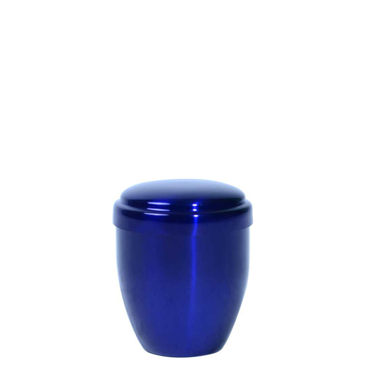 [513 RBL] Royal Blue Metal Miniature Urn