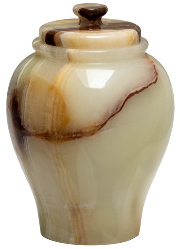 [904 LGV] Natural Onyx Marble Adult Urn