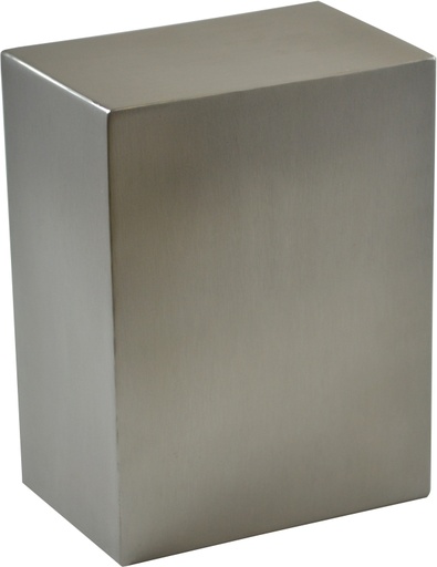 [502 SV] Pristine Cube Stainless Steel Adult Urn
