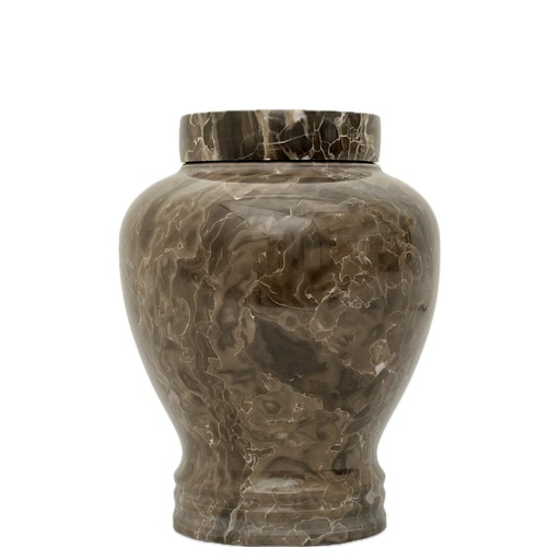 [918 TEV] Tiger Eye Medium Marble Urn